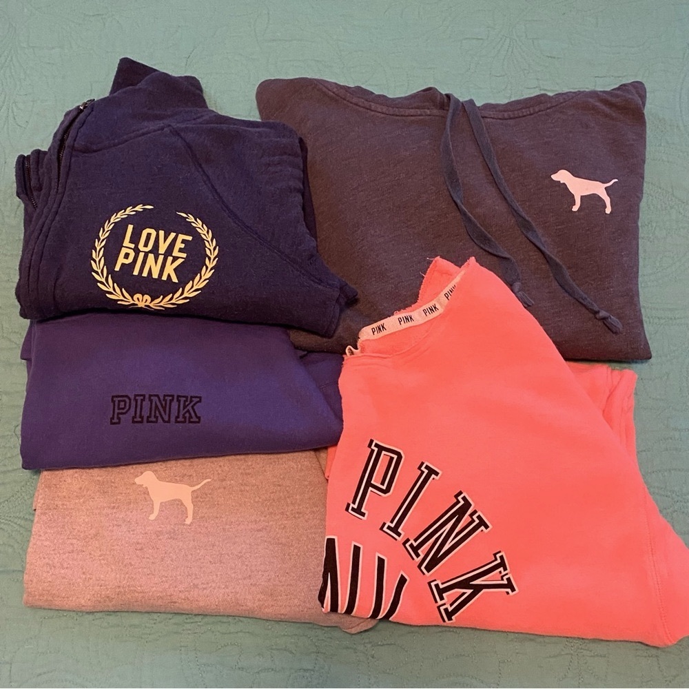 Victoria Secret PINK Sweatshirt Bundle Size Small
